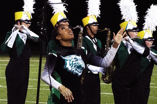 Arundel High School Marching Band Performing